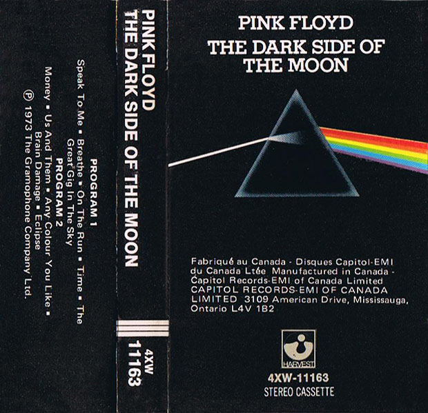 Pink Floyd Archives-Canadian Pink Floyd Cassette Tape Discography