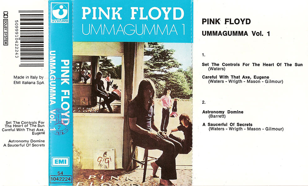 pink floyd ummagumma cassette tape