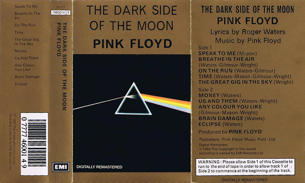 Pink Floyd Archives-Taiwan Pink Floyd Cassette Tape Discography