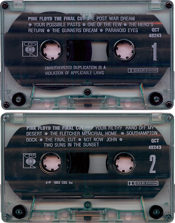 Pink Floyd Archives-Thailand Pink Floyd Cassette Tape Discography