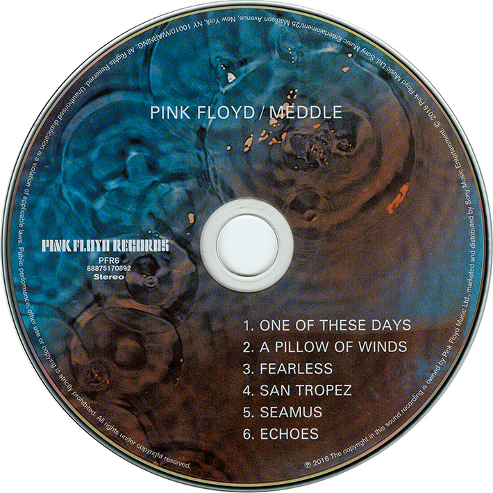 Pink Floyd 2016 CD reissues under PF Records label via Sony