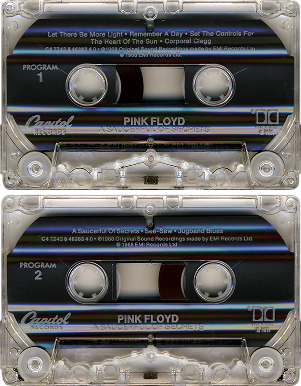 Pink Floyd Archives-U.S. Cassette Albums